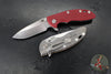 Hinderer XM-18 3.25"- Spearpoint- Working Finish Titanium and Various G-10 Handle Scales- Stonewash S45VN Steel Blade