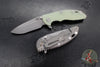 Hinderer XM-18 3.25"- Spearpoint- Working Finish Titanium and Various G-10 Handle Scales- Working Finish S45VN Steel Blade