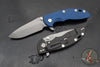 Hinderer XM-18 3.5" Spanto Edge- Battle Black DLC Finished Titanium And Various G-10 Handle Scales- Working Finish Magnacut Steel Blade