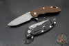 Hinderer XM-18 3.5" Spanto Edge- Battle Black DLC Finished Titanium And Various G-10 Handle Scales- Working Finish Magnacut Steel Blade