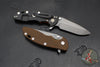 Hinderer XM-18 3.5" Spanto Edge- Battle Black DLC Finished Titanium And Various G-10 Handle Scales- Working Finish Magnacut Steel Blade