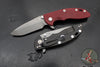 Hinderer XM-18 3.5" Spanto Edge- Battle Black DLC Finished Titanium And Various G-10 Handle Scales- Working Finish Magnacut Steel Blade