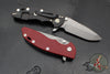 Hinderer XM-18 3.5" Spanto Edge- Battle Black DLC Finished Titanium And Various G-10 Handle Scales- Working Finish Magnacut Steel Blade