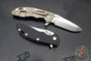 Hinderer XM-18 3.5" Spanto Edge- Bead Blast Bronze Finished Titanium And Various G-10 Handle Scales- Stonewash Magnacut Steel Blade