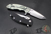 Hinderer XM-18 3.5" Spanto Edge- Bead Blast Green Finished Titanium And Various G-10 Handle Scales- Stonewash Magnacut Steel Blade