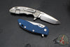 Hinderer XM-18 3.5" Spanto Edge- Bead Blast Titanium And Various G-10 Handle Scales- Stonewash Magnacut Steel Blade