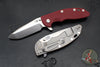 Hinderer XM-18 3.5" Spanto Edge- Bead Blast Titanium And Various G-10 Handle Scales- Stonewash Magnacut Steel Blade