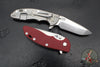 Hinderer XM-18 3.5" Spanto Edge- Bead Blast Titanium And Various G-10 Handle Scales- Stonewash Magnacut Steel Blade