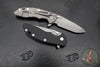 Hinderer XM-18 3.5" Spanto Edge- Working Finish Titanium And Various G-10 Handle Scales- Working Finish Magnacut Steel Blade