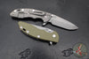 Hinderer XM-18 3.5" Spanto Edge- Working Finish Titanium And Various G-10 Handle Scales- Working Finish Magnacut Steel Blade