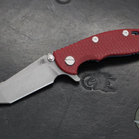 Hinderer XM-18 3.0"- Harpoon Tanto- Battle Blue Titanium And Various G-10 Handles- Working  Finish S45VN Blade