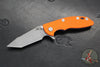 Hinderer XM-18 3.0"- Harpoon Tanto- Battle Blue Titanium And Various G-10 Handles- Working  Finish S45VN Blade