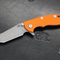 Hinderer XM-18 3.0"- Harpoon Tanto- Battle Blue Titanium And Various G-10 Handles- Working  Finish S45VN Blade