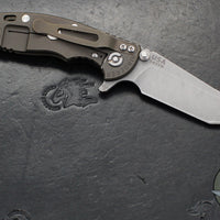 Hinderer XM-18 3.0"- Harpoon Tanto- Battle Bronze Titanium And Various G-10 Handles- Working  Finish S45VN Blade