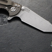 Hinderer XM-18 3.0"- Harpoon Tanto- Battle Bronze Titanium And Various G-10 Handles- Working  Finish S45VN Blade