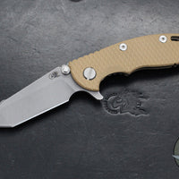 Hinderer XM-18 3.0"- Harpoon Tanto- Battle Bronze Titanium And Various G-10 Handles- Working  Finish S45VN Blade