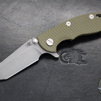 Hinderer XM-18 3.0"- Harpoon Tanto- Battle Bronze Titanium And Various G-10 Handles- Working  Finish S45VN Blade