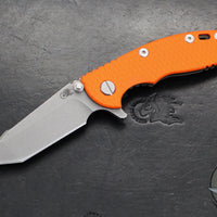 Hinderer XM-18 3.0"- Harpoon Tanto- Battle Bronze Titanium And Various G-10 Handles- Working  Finish S45VN Blade