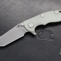 Hinderer XM-18 3.0"- Harpoon Tanto- Battle Bronze Titanium And Various G-10 Handles- Working  Finish S45VN Blade