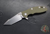 Hinderer XM-18 3.0"- Harpoon Tanto- Stonewash Bronze Titanium And Various G-10 Handles- Stonewash Finished S45VN Blade