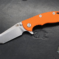 Hinderer XM-18 3.0"- Harpoon Tanto- Stonewash Bronze Titanium And Various G-10 Handles- Stonewash Finished S45VN Blade