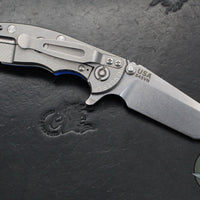 Hinderer XM-18 3.0"- Harpoon Tanto- Stonewash Titanium And Various G-10 Handles- Stonewash Finished S45VN Blade