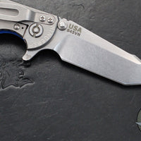 Hinderer XM-18 3.0"- Harpoon Tanto- Stonewash Titanium And Various G-10 Handles- Stonewash Finished S45VN Blade