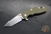 Hinderer XM-18 3.0"- Harpoon Tanto- Stonewash Titanium And Various G-10 Handles- Stonewash Finished S45VN Blade