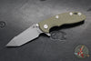 Hinderer XM-18 3.0"- Harpoon Tanto- Working Finish Titanium And Various G-10 Handles- Working  Finish S45VN Blade