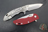 Hinderer XM-18 3.25"- Spanto Edge- Stonewash Titanium and Various G-10 Handle Scales- Stonewash Magnacut Steel Blade