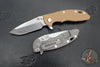Hinderer XM-18 3.25"- Spanto Edge- Working Finish Titanium and Various G-10 Handle Scales- Stonewash Magnacut Steel Blade
