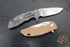 Hinderer XM-18 3.25"- Spanto Edge- Working Finish Titanium and Various G-10 Handle Scales- Stonewash Magnacut Steel Blade