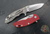 Hinderer XM-18 3.25"- Spanto Edge- Working Finish Titanium and Various G-10 Handle Scales- Stonewash Magnacut Steel Blade