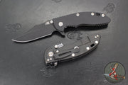 Hinderer XM-18 3.5"- Bowie Edge- Battle Black DLC Finished Titanium with Various G-10 Handle- Battle Black DLC Finished Magnacut Blade
