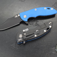 Hinderer XM-18 3.5"- Bowie Edge- Battle Black DLC Finished Titanium with Various G-10 Handle- Battle Black DLC Finished Magnacut Blade