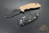 Hinderer XM-18 3.5"- Bowie Edge- Battle Black DLC Finished Titanium with Various G-10 Handle- Battle Black DLC Finished Magnacut Blade