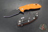 Hinderer XM-18 3.5"- Bowie Edge- Battle Black DLC Finished Titanium with Various G-10 Handle- Battle Black DLC Finished Magnacut Blade