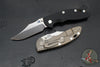 Hinderer XM-18 3.5"- NON FLIPPER- Bowie Edge- Bronze Bead Blast Titanium And Various G-10 Scales- Stonewash Finished Magnacut Blade