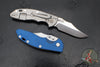 Hinderer XM-18 3.5"- NON FLIPPER- Bowie Edge- Bead Blast Titanium And Various G-10 Scale- Stonewash Finished Magnacut Blade