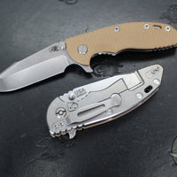 Hinderer XM-18 3.5"- Harpoon Spanto- Stonewash Titanium And Various G-10 Handles- Stonewash Magnacut Blade