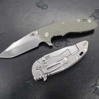 Hinderer XM-18 3.5"- Harpoon Spanto- Stonewash Titanium And Various G-10 Handles- Stonewash Magnacut Blade