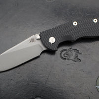 Hinderer XM-18 3.5"- NON FLIPPER- Slicer Edge- Hollow Grind- Working Finish Ti And Various G-10 Handles- Working Finish 20CV Steel Blade