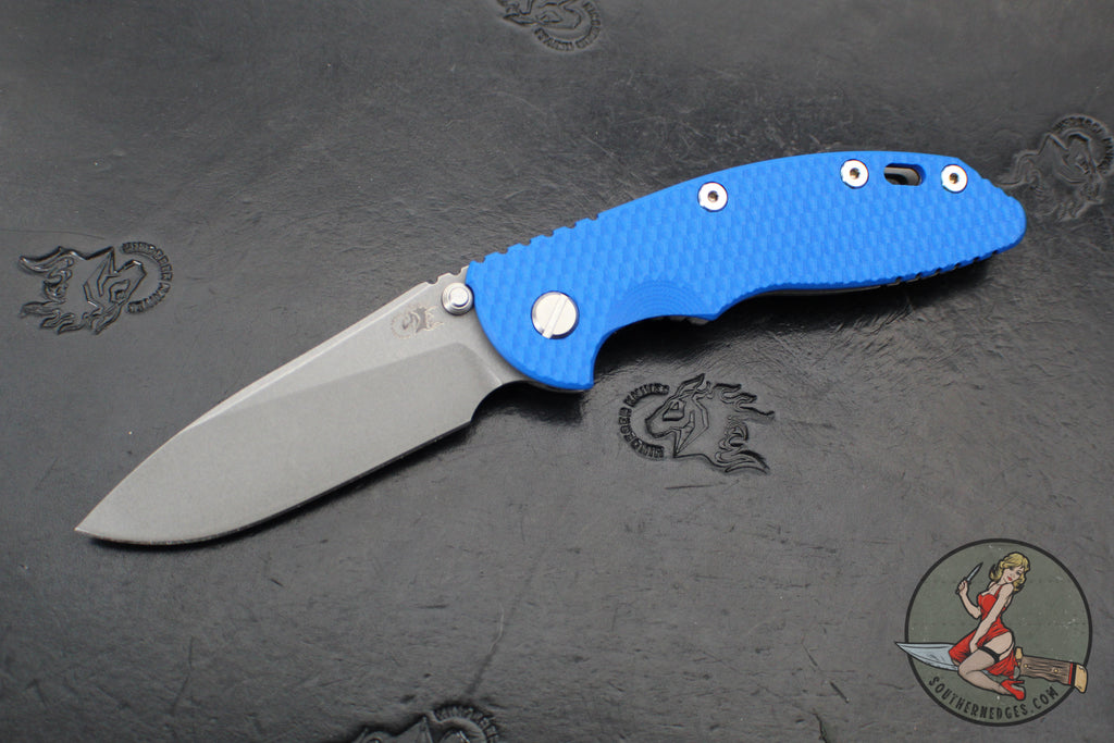 Hinderer XM-18 3.5"- NON FLIPPER- Slicer Edge- Hollow Grind- Working Finish Ti And Various G-10 Handles- Working Finish 20CV Steel Blade