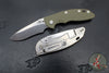 Hinderer XM-18 3.5"- NON FLIPPER- Recurve Edge- Stonewash Ti And Various G-10 Scale- Stonewash Finished Magnacut Steel Blade