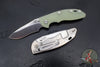Hinderer XM-18 3.5"- NON FLIPPER- Recurve Edge- Stonewash Ti And Various G-10 Scale- Stonewash Finished Magnacut Steel Blade