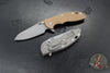 Hinderer XM-18 3.5"- Sheepsfoot- Working Finish Titanium Handle- Various G-10 Scales- Working Finish S45VN Steel Blade