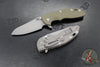 Hinderer XM-18 3.5"- Sheepsfoot- Working Finish Titanium Handle- Various G-10 Scales- Working Finish S45VN Steel Blade