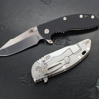 Hinderer XM-18 3.5"- Skinny Harpoon Spanto- Stonewash Titanium And Various G-10 Handles- Stonewash Magnacut Steel Blade