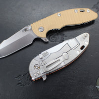 Hinderer XM-18 3.5"- Skinny Harpoon Spanto- Stonewash Titanium And Various G-10 Handles- Stonewash Magnacut Steel Blade