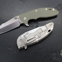 Hinderer XM-18 3.5"- Skinny Harpoon Spanto- Stonewash Titanium And Various G-10 Handles- Stonewash Magnacut Steel Blade